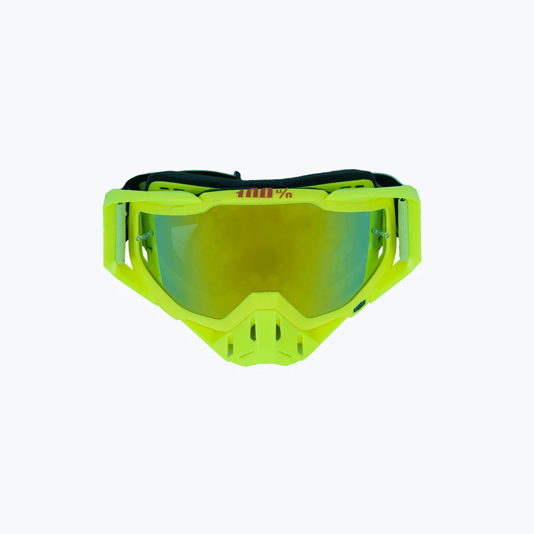 100 GOGGLES YELLOW GOLD TINT