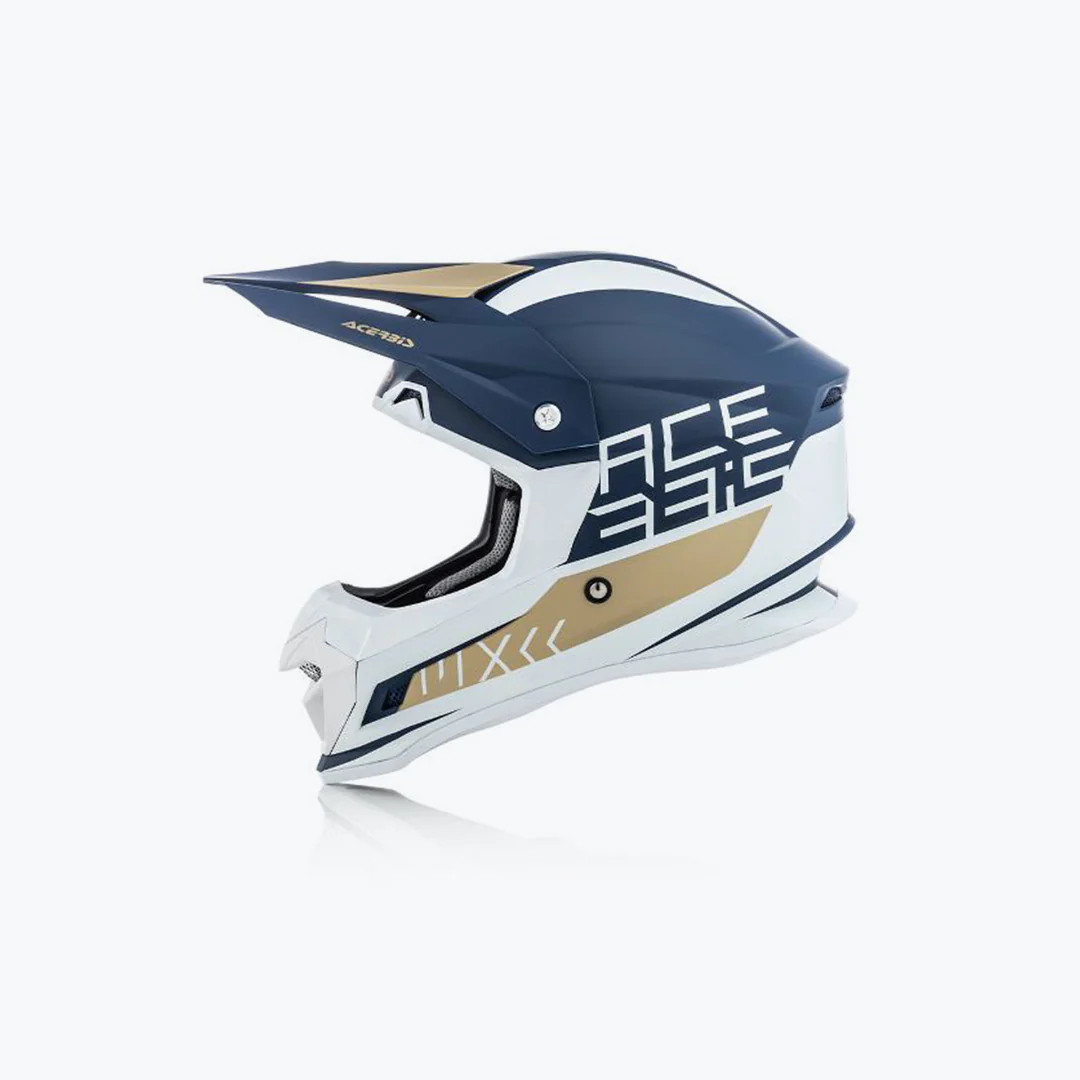 ACERBIS Profile 4 Helmet White Blue - Image 4