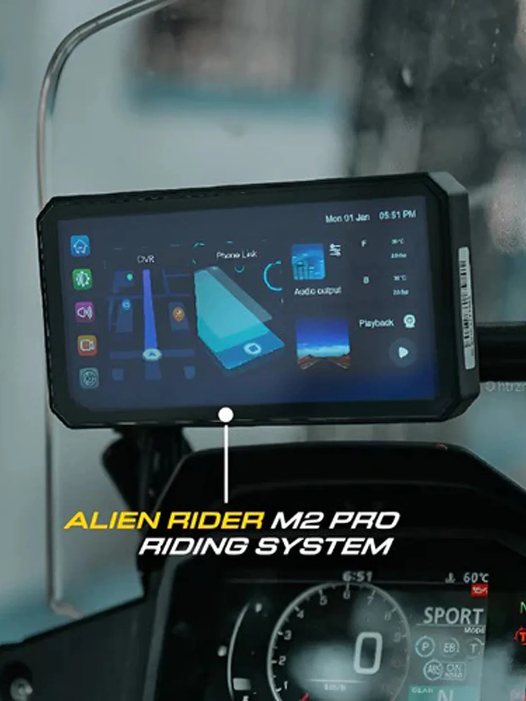 Alien Rider M2 PRO 200 PMS GPS Touch Screen - Image 3