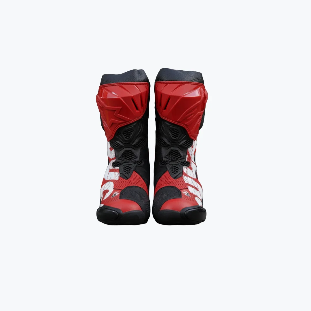 ALPINESTARS DUCATI DUC COR AIR V6 BOOT BLK BRIG RED WHT 43 - Image 2