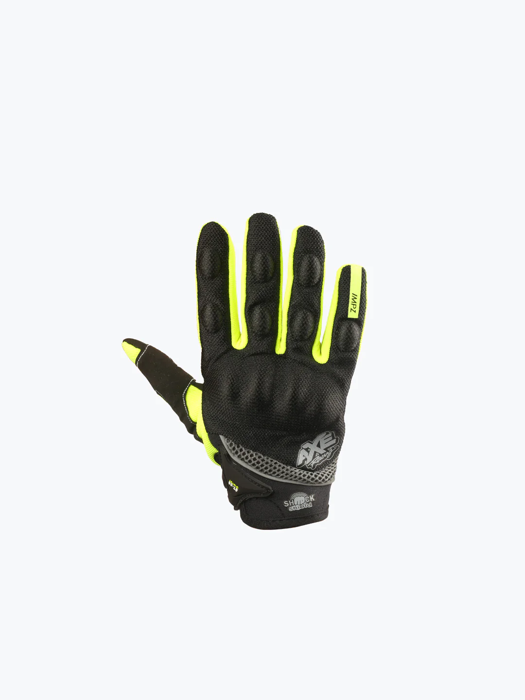 AXE Racing Gloves ST09 Black Yellow - Image 5