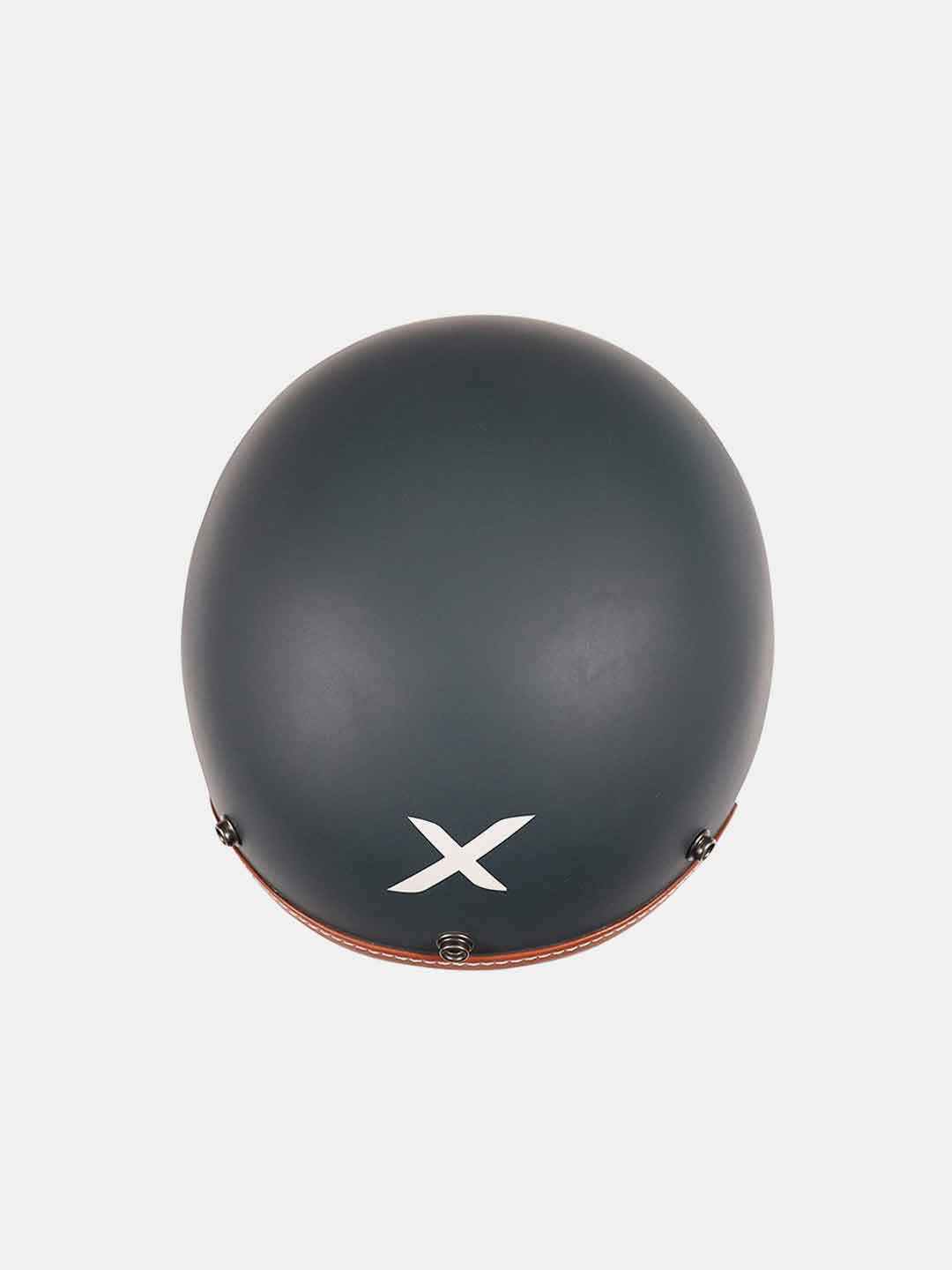 Axor Retro Jet Leather Dull Slate Helmet - Image 6