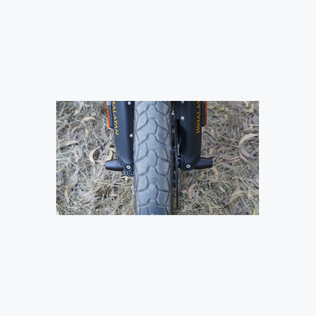CARBON RACING ALUMINIUM FORK SLIDER HIMALAYAN 450 Black