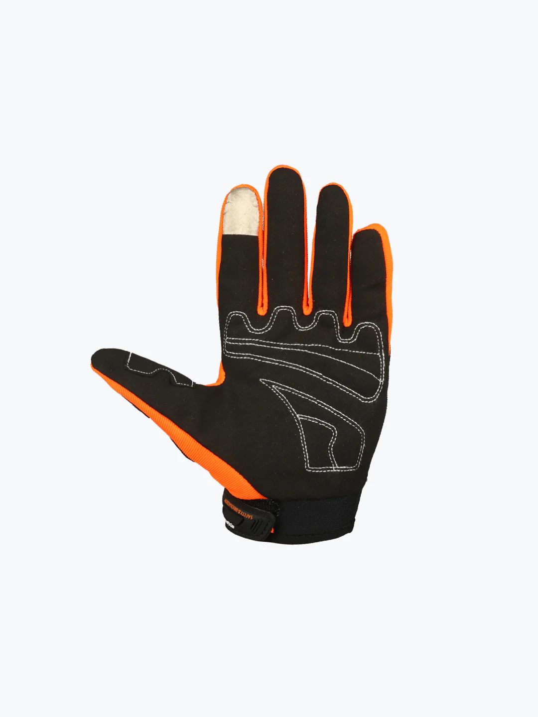 AXE Racing Gloves St09 Black Orange - Image 3