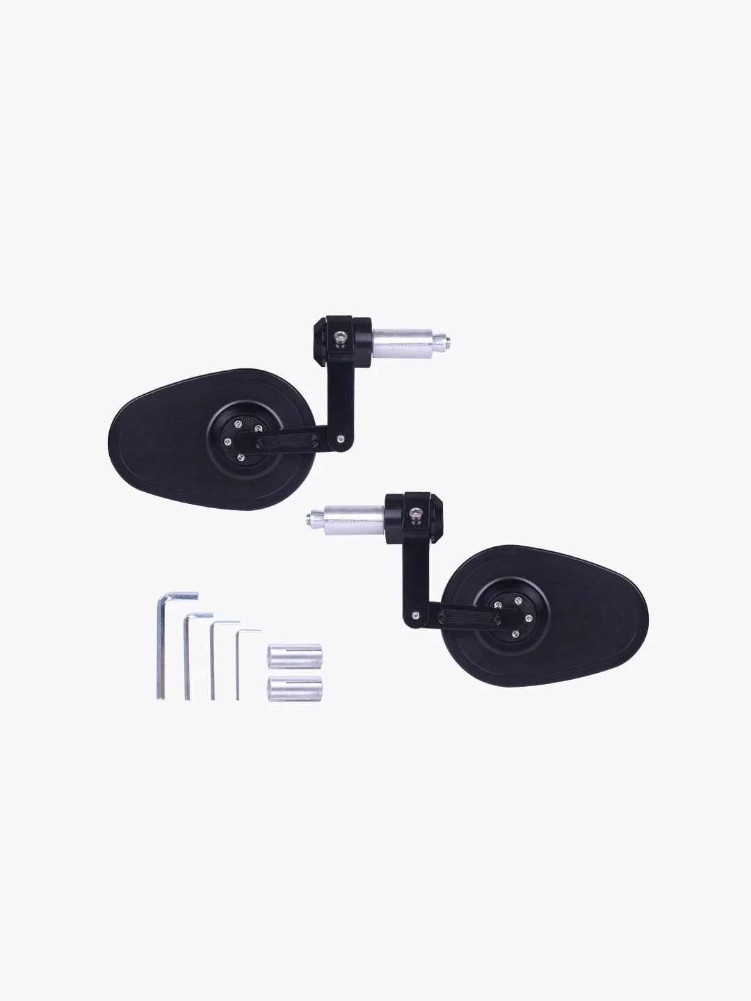GT Mirror Oval With Adjustable Rod Black - Image 4