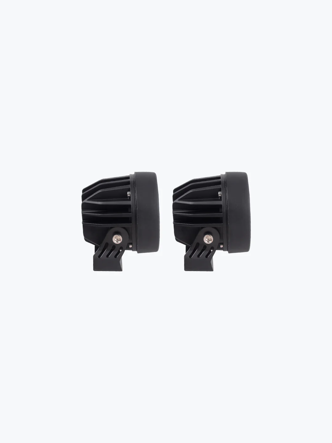 HJG 4 LED Cap Round Pair Foglight With Wire harness - Image 2