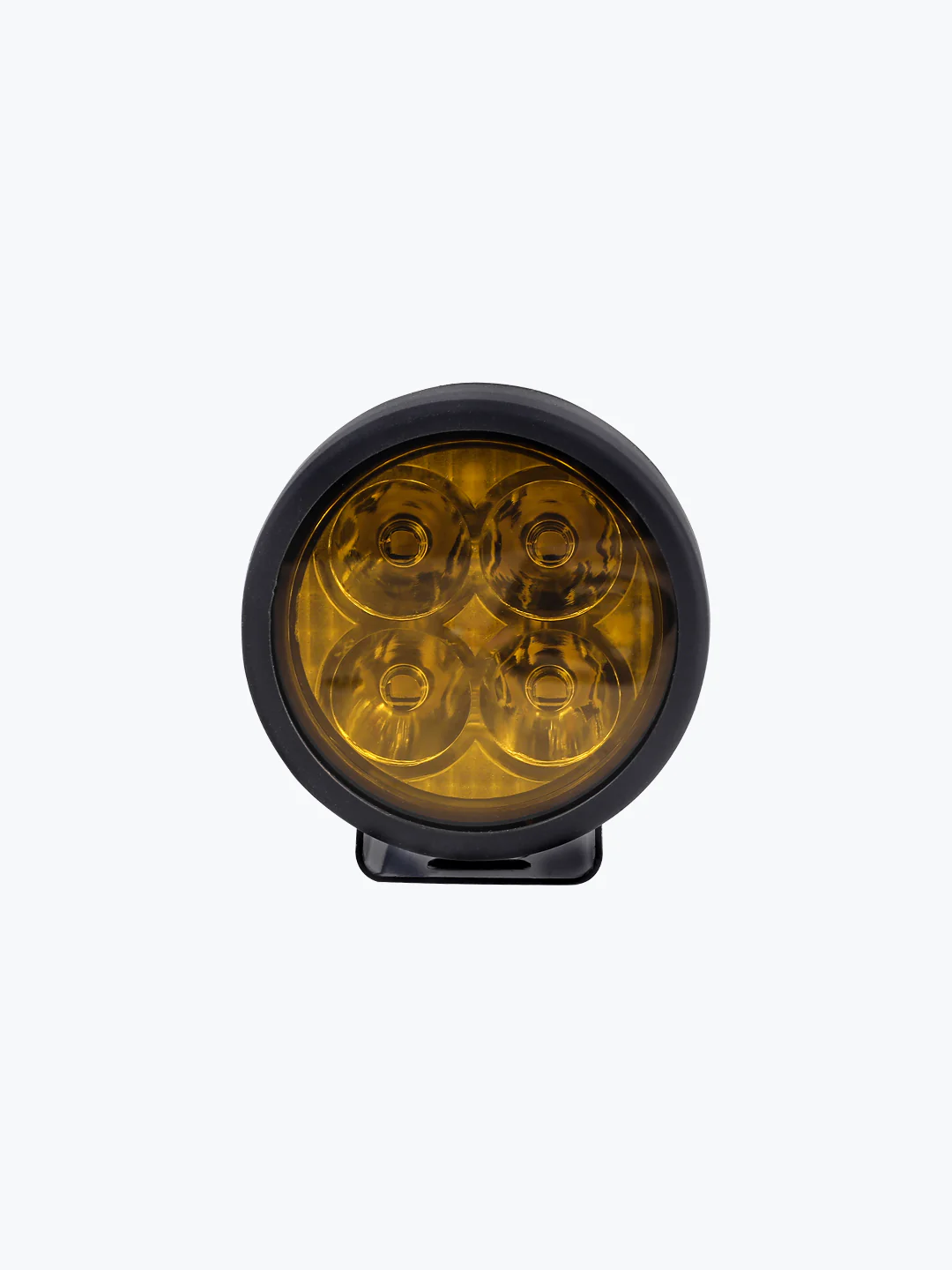 HJG 4 LED Cap Round Pair Foglight With Wire harness - Image 4