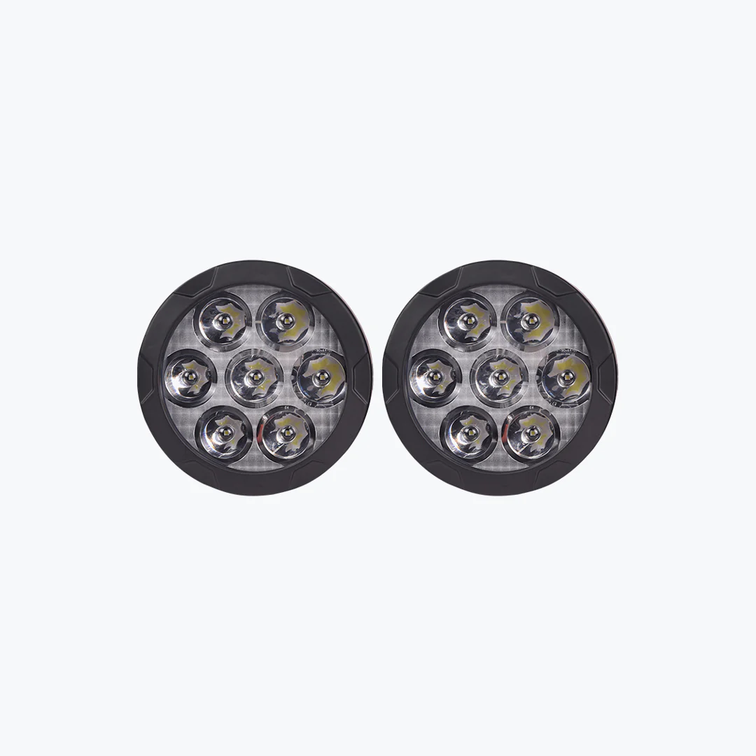 HJG 7 LED ROUND FOGLIGHT DIMMERSTAT PREMIUM
