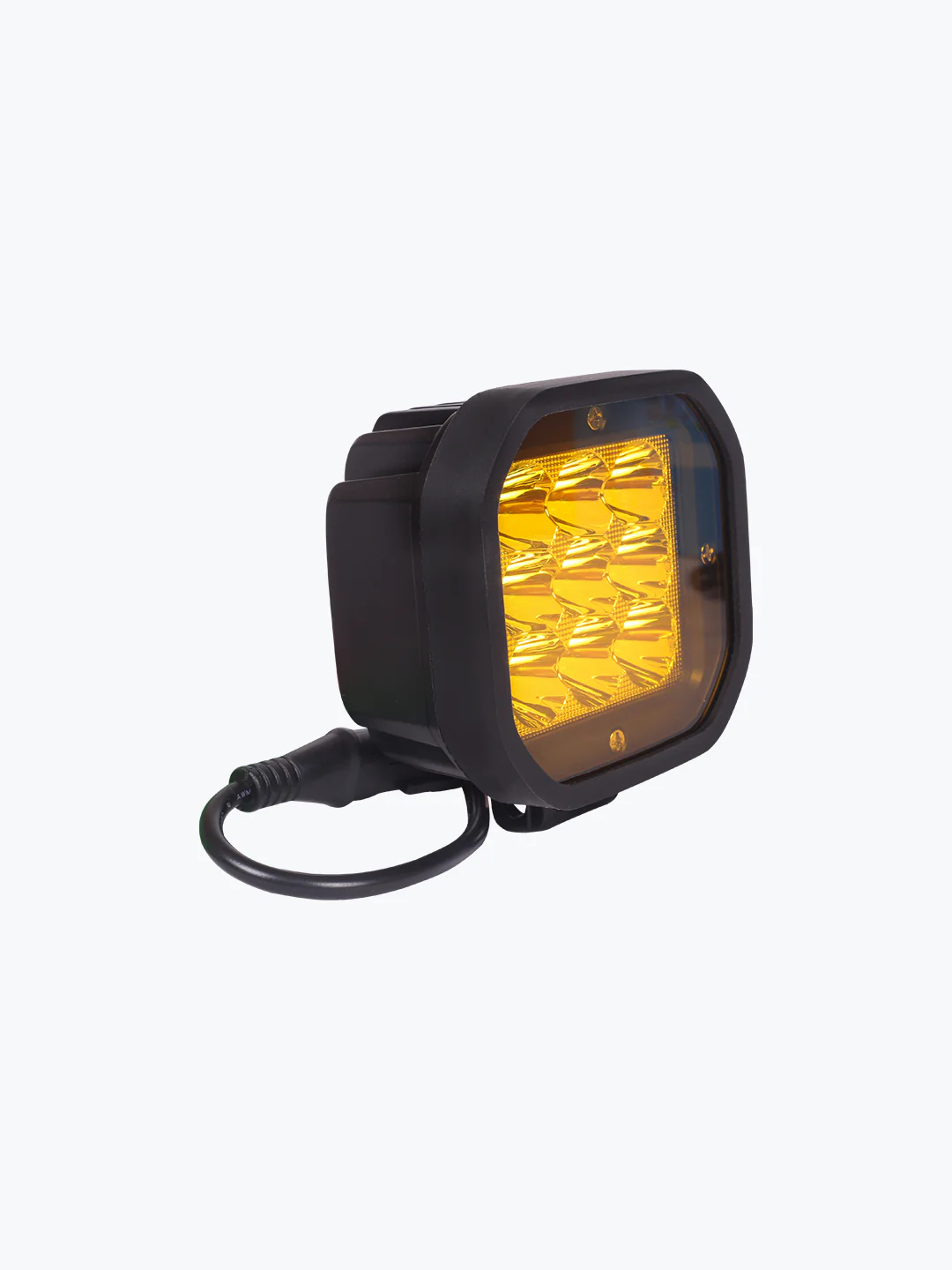 HJG 9 LED Fog Light With Yellow Cap Premium Pair - Image 6