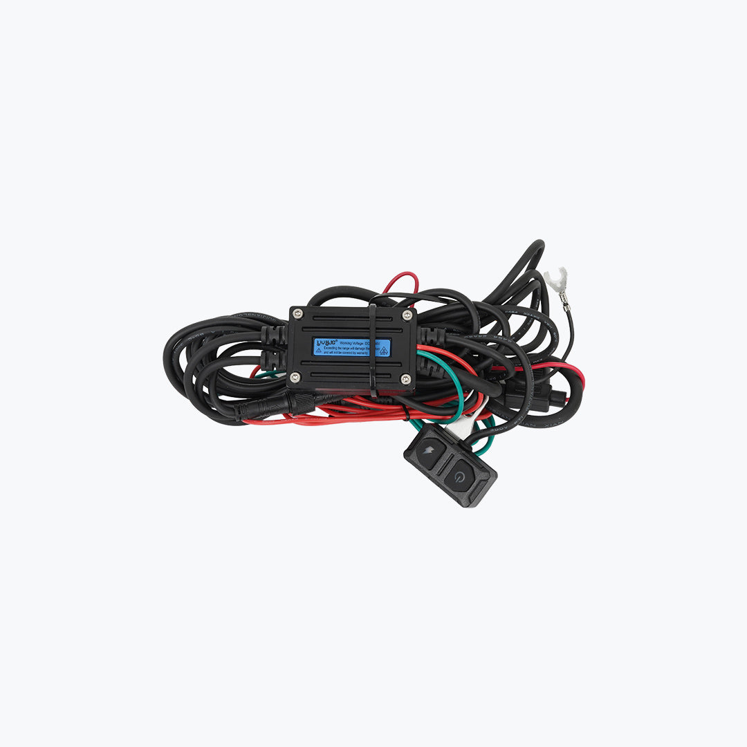 HJG Universal 2 LED Rectangular Fog Light With Wire Harness - Image 6