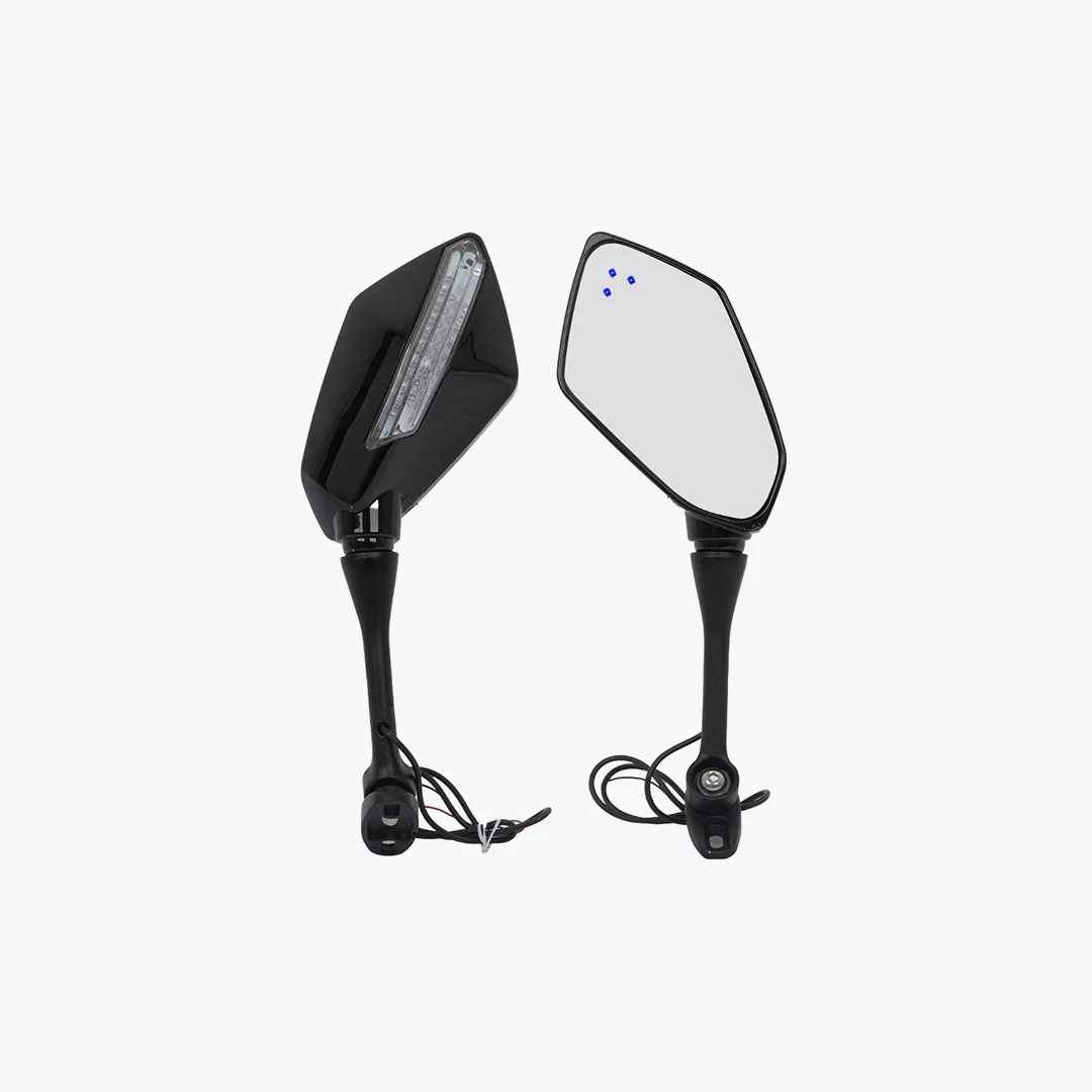 INDICATOR CRYSTAL LED 2 SIDE GLOSS BLACK MIRROR - Image 3
