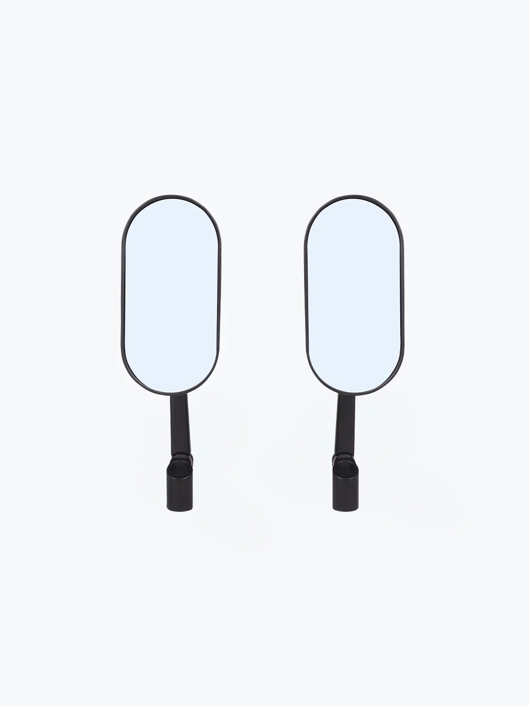 Inverted Alloy CNC Carbon Fiber Oval Mirror