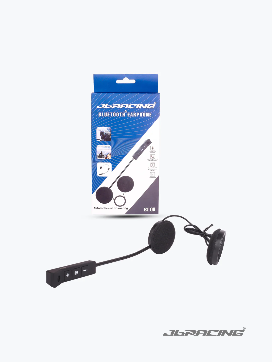 JB Racing Helmet Bluetooth BT08 - Image 2