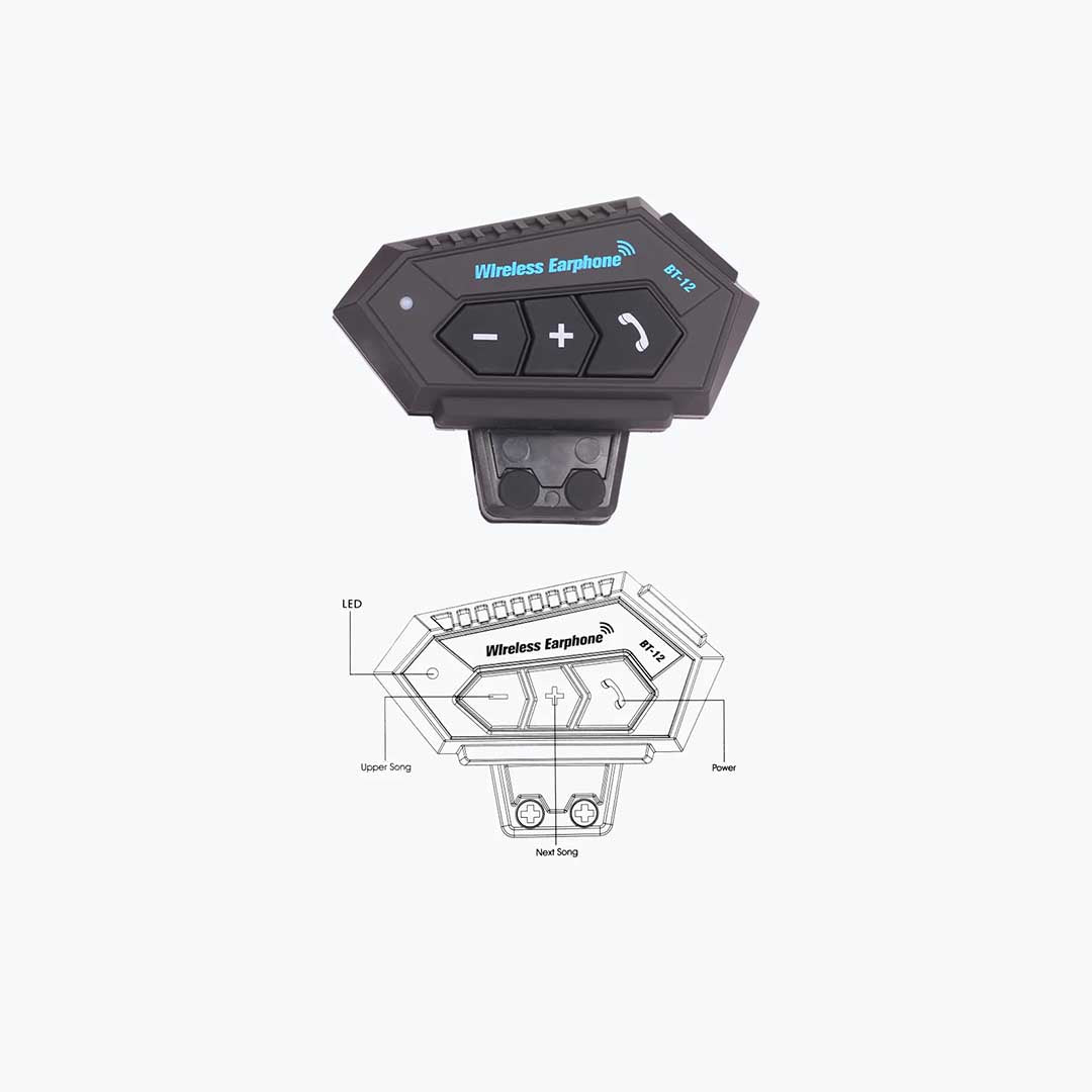 JB Racing Helmet Bluetooth BT12 - Image 6