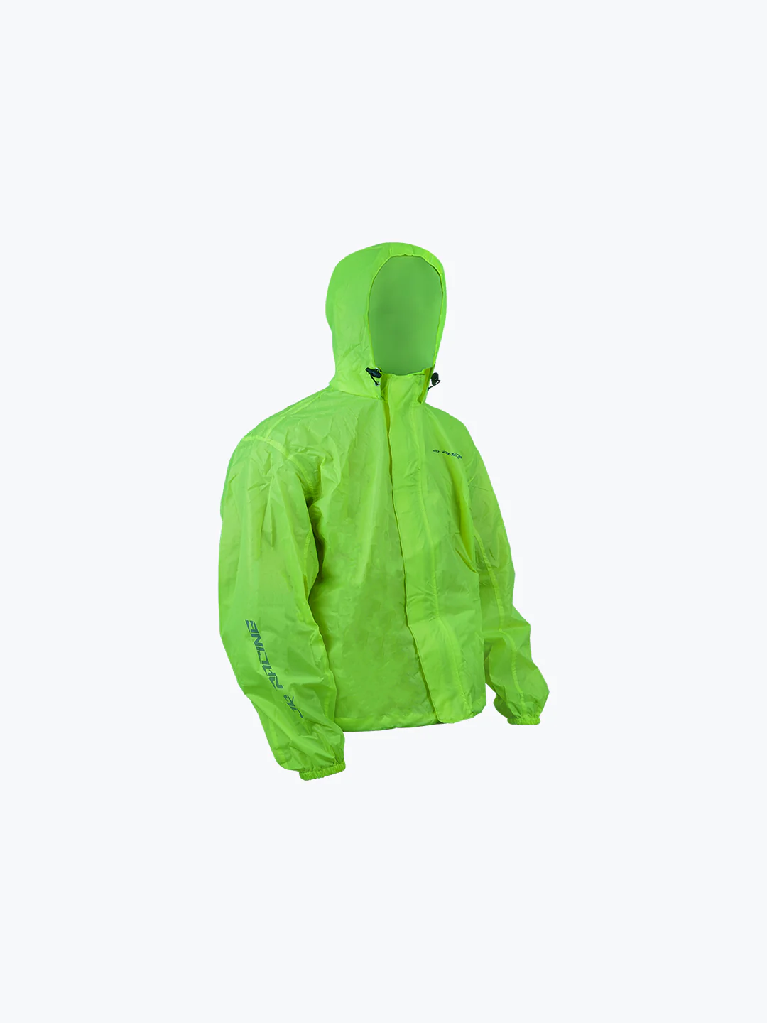 JB Racing Rain Jacket Hi Vis Green - Image 2