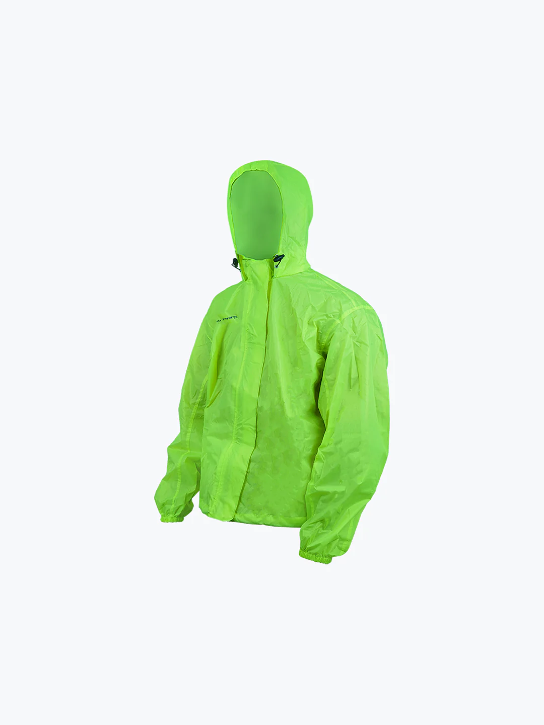 JB Racing Rain Jacket Hi Vis Green - Image 3