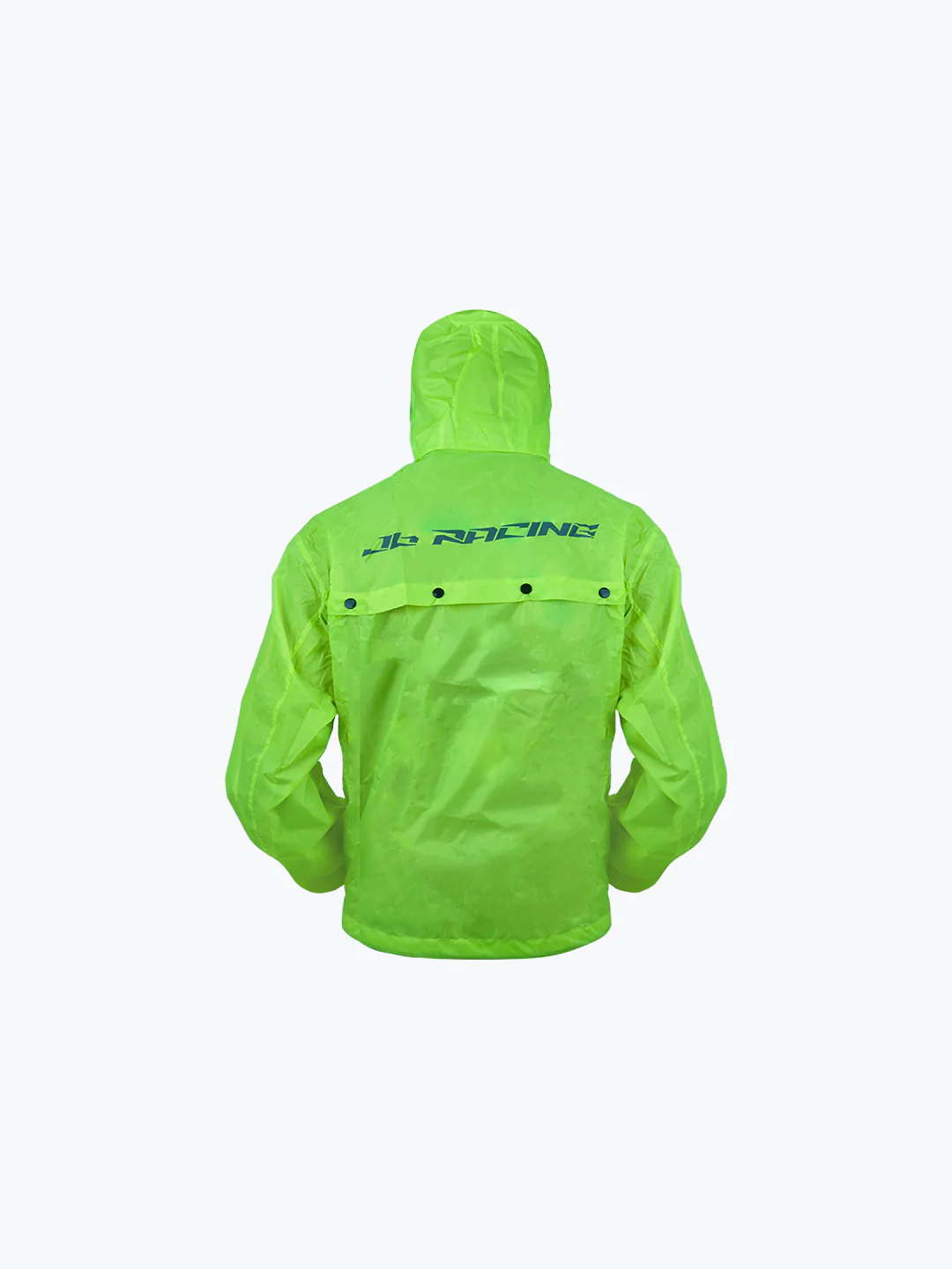 JB Racing Rain Jacket Hi Vis Green - Image 4