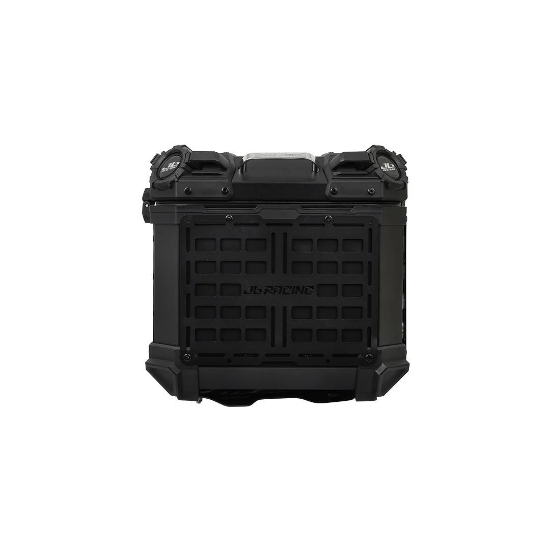 JB RACING Top Case 45L BLACK FENCE V1.0 PREMIUM BLACK WITH BACKREST PAD - Image 4