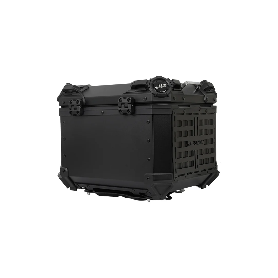 JB RACING Top Case 45L BLACK FENCE V1.0 PREMIUM BLACK WITH BACKREST PAD - Image 5
