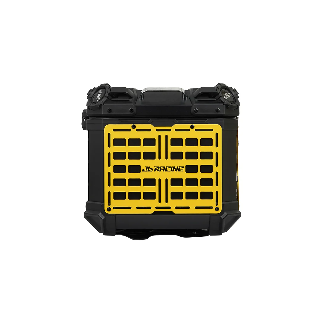 JB RACING Top Case 45L FENCE V1.0 PREMIUM BLACK WITH BACKREST PAD - Image 4