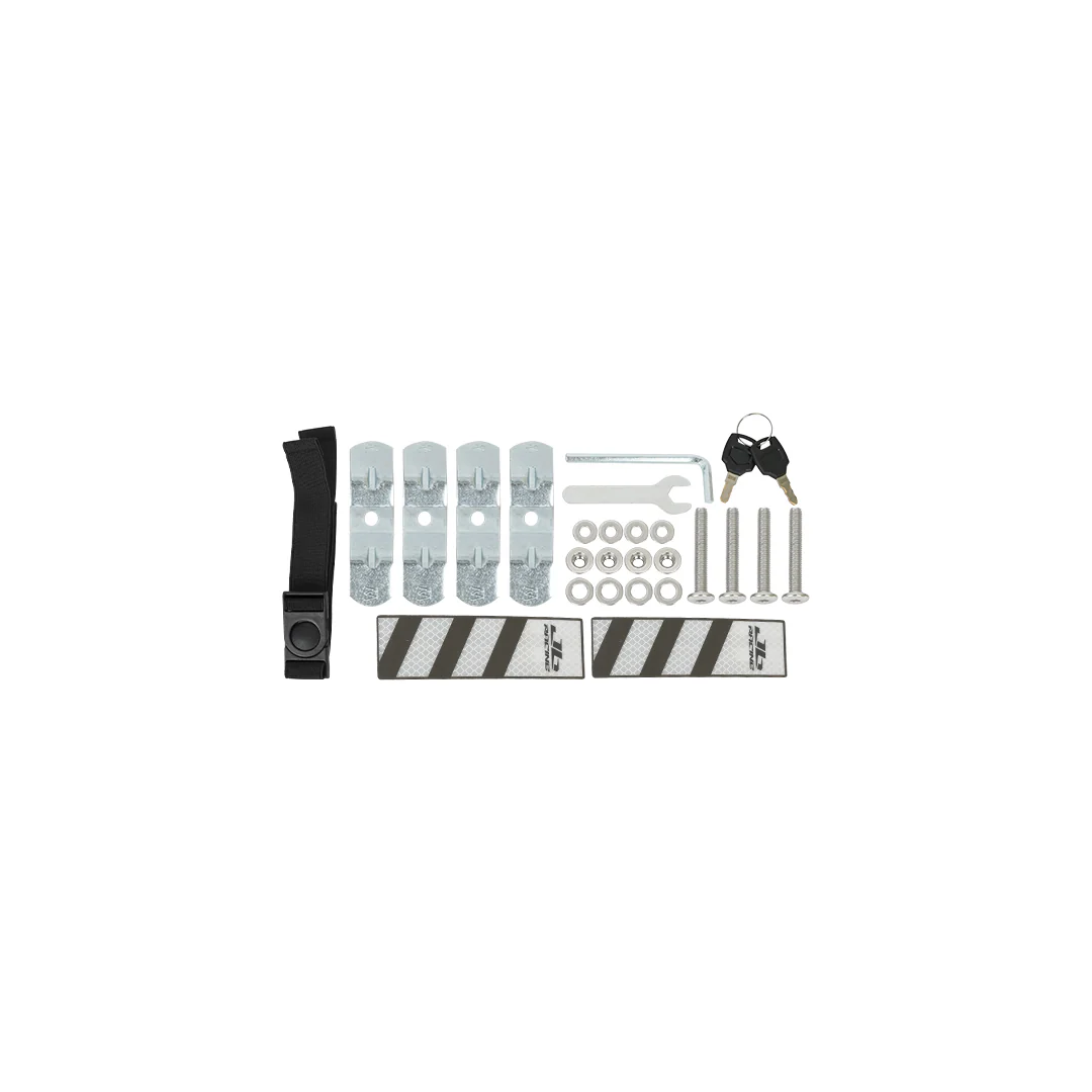 JB RACING Top Case 45L FENCE V1.0 PREMIUM BLACK WITH BACKREST PAD - Image 8