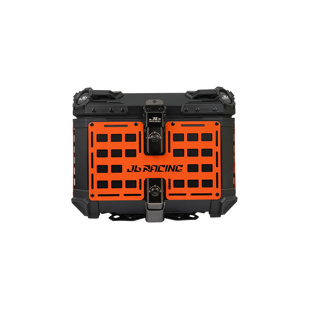 JB RACING Top Case 45L FENCE V1.0 PREMIUM BLACK WITH BACKREST PAD - Image 9