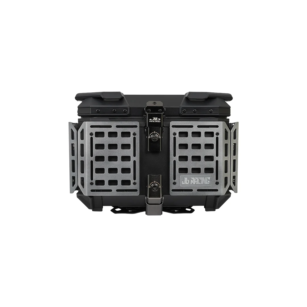 JB RACING Top Case 45L FENCE V2.0 PREMIUM BLACK WITH BACKREST PAD - Image 10