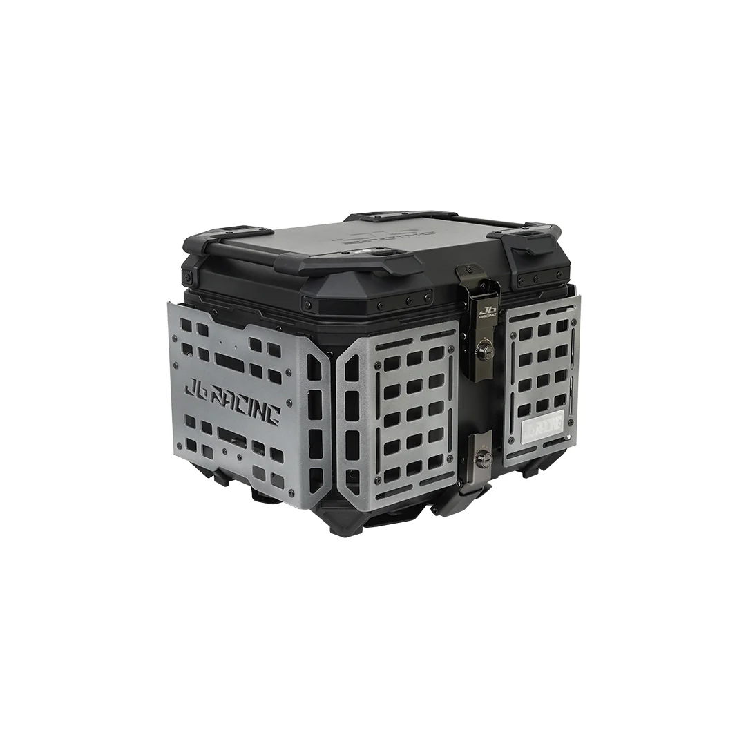 JB RACING Top Case 45L FENCE V2.0 PREMIUM BLACK WITH BACKREST PAD - Image 12