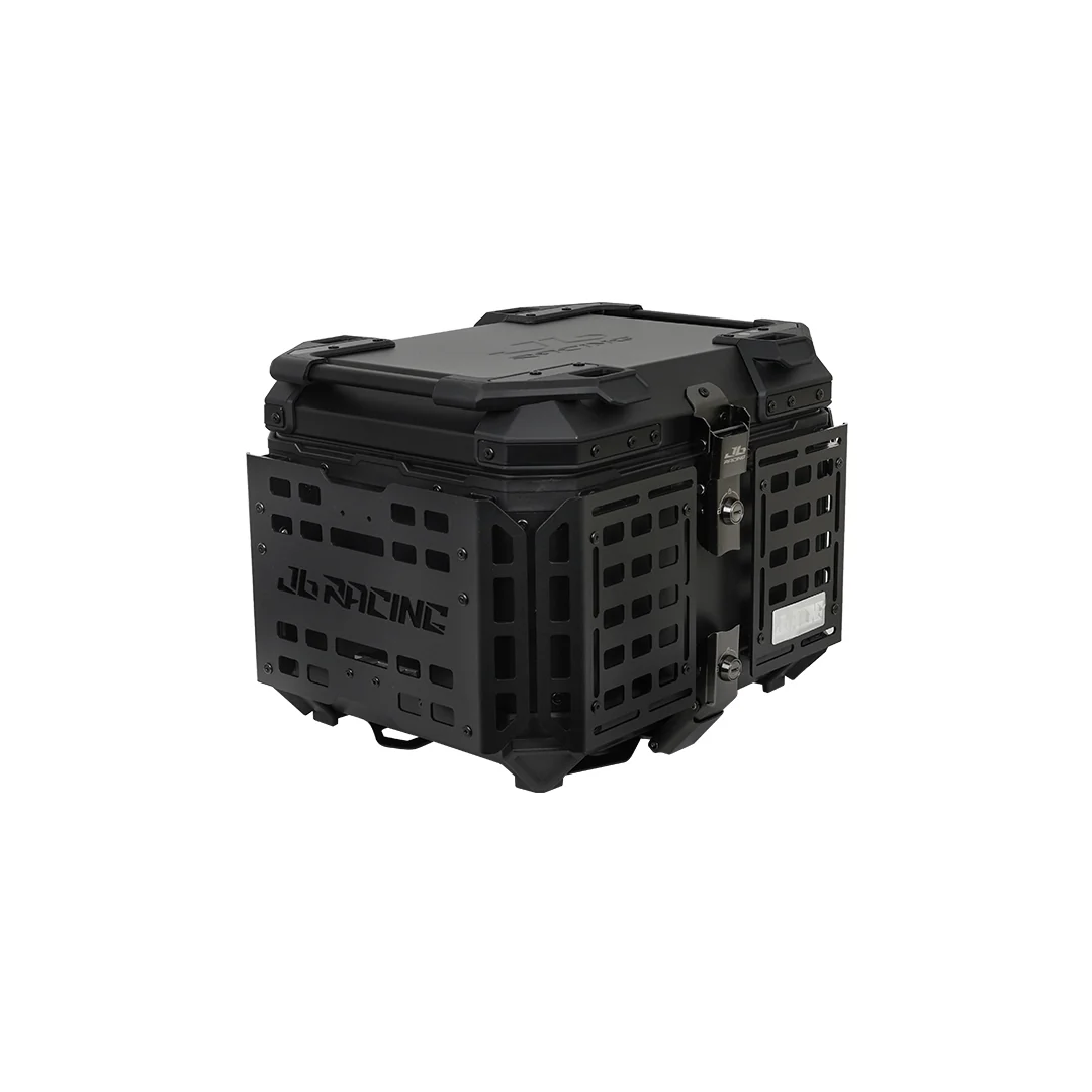JB RACING Top Case 45L FENCE V2.0 PREMIUM BLACK WITH BACKREST PAD - Image 3