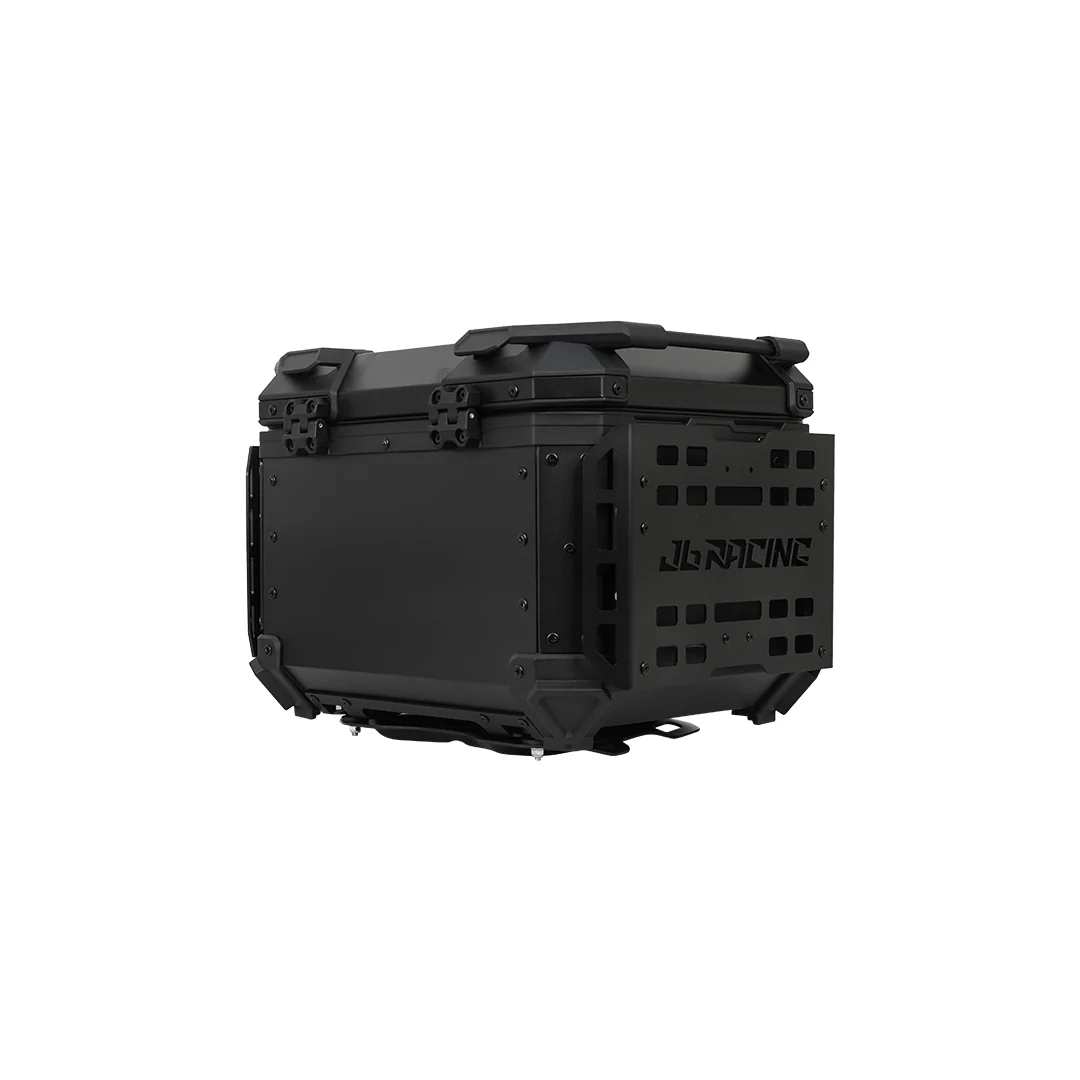 JB RACING Top Case 45L FENCE V2.0 PREMIUM BLACK WITH BACKREST PAD - Image 4