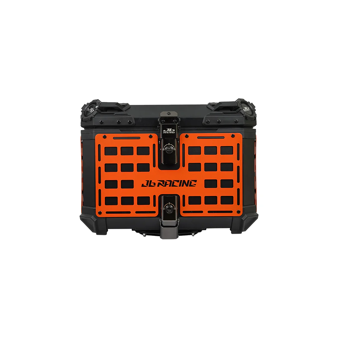 JB RACING Top Case 55L FENCE V1.0 PREMIUM BLACK WITH BACKREST PAD - Image 17