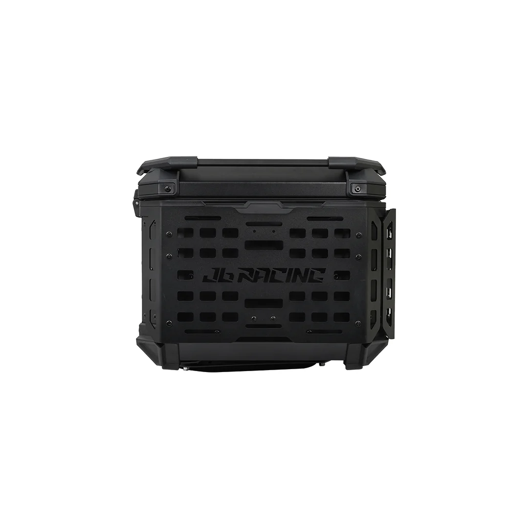 JB RACING Top Case 55L FENCE V2.0 PREMIUM BLACK WITH BACKREST PAD - Image 4