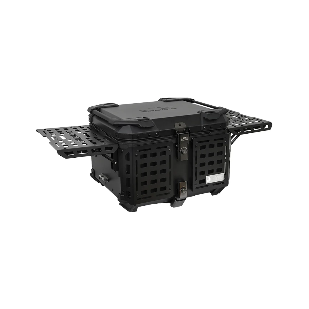 JB RACING Top Case 55L FENCE V2.0 PREMIUM BLACK WITH BACKREST PAD - Image 8