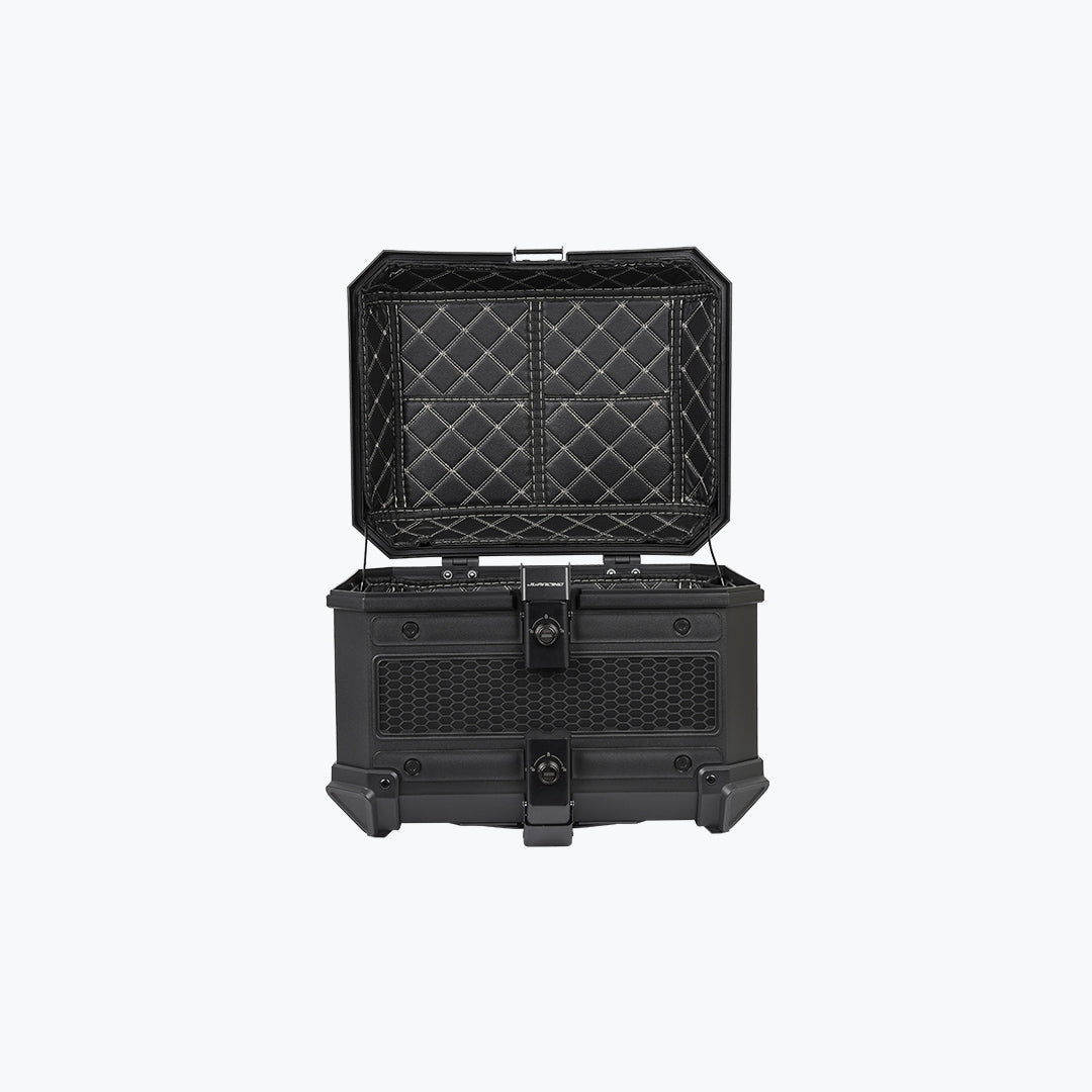 JB Racing Top Box MC 45L Black Economy With Backrest Pad - Image 3