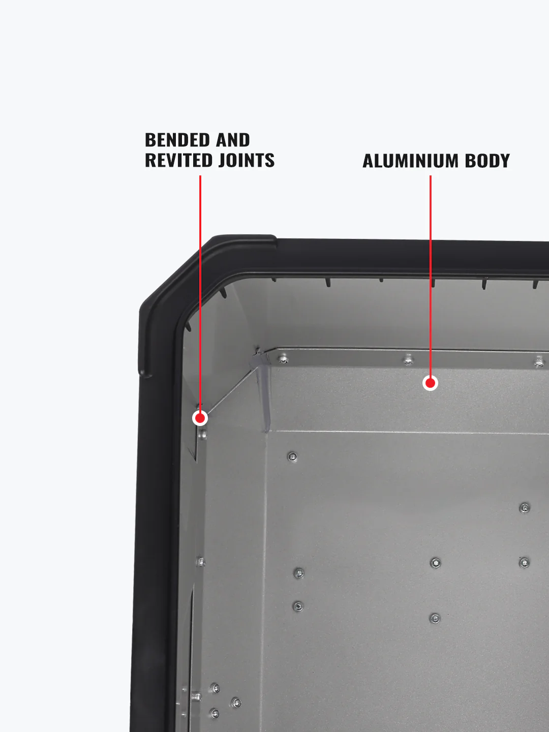 Jb Racing Top Case X 65L Premium With Back Rest Pad - Image 8