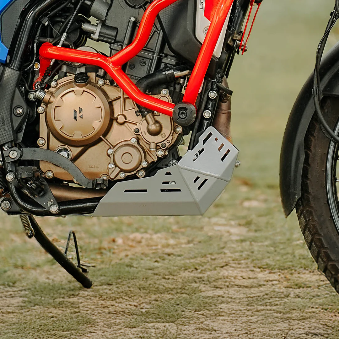 JB Racing X Pulse 210 Guardian Bash Plate Silver - Image 7