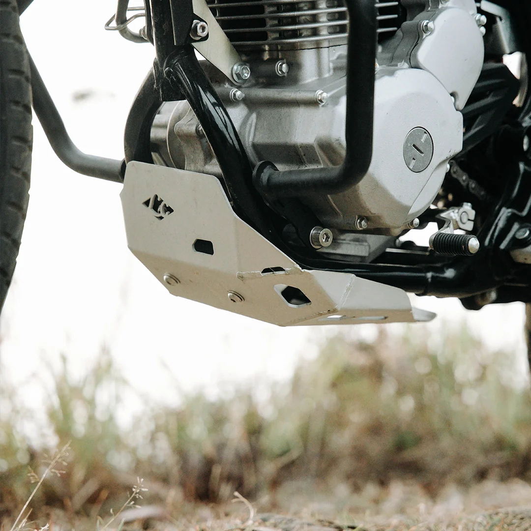 LEGUNDARY KAWASAKI KLX 230 VAMBRACE  BASHPLATE -SILVER INDIAN - Image 5