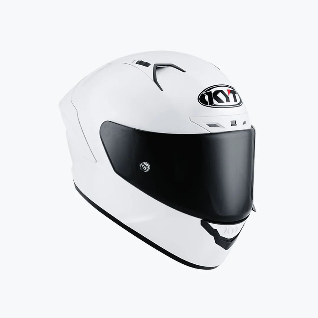 KYT NZ RACE PLAIN White S