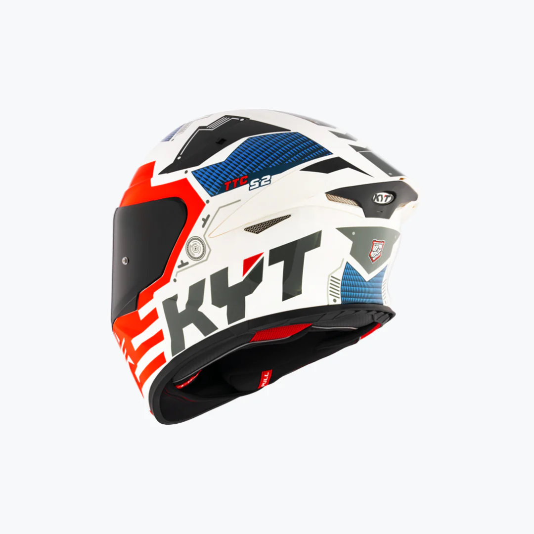 KYT TT REVO FUSELAGE RED - Image 3