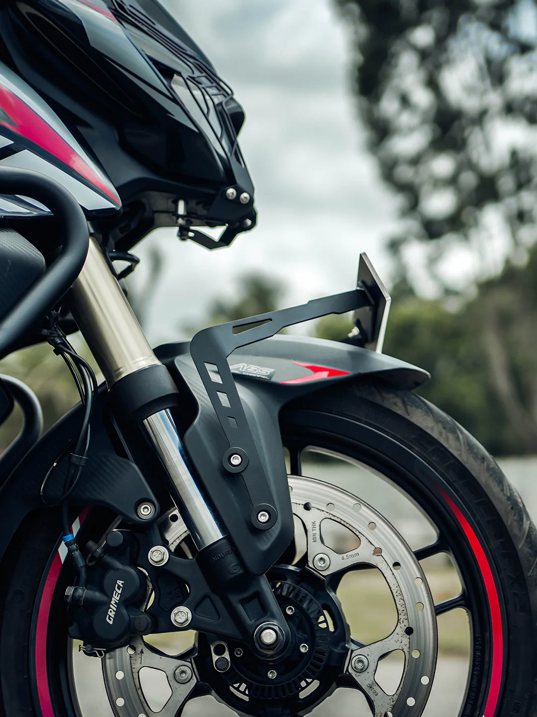 Legundary Bajaj Pulsar NS400Z Brooch Number Plate Holder - Image 3