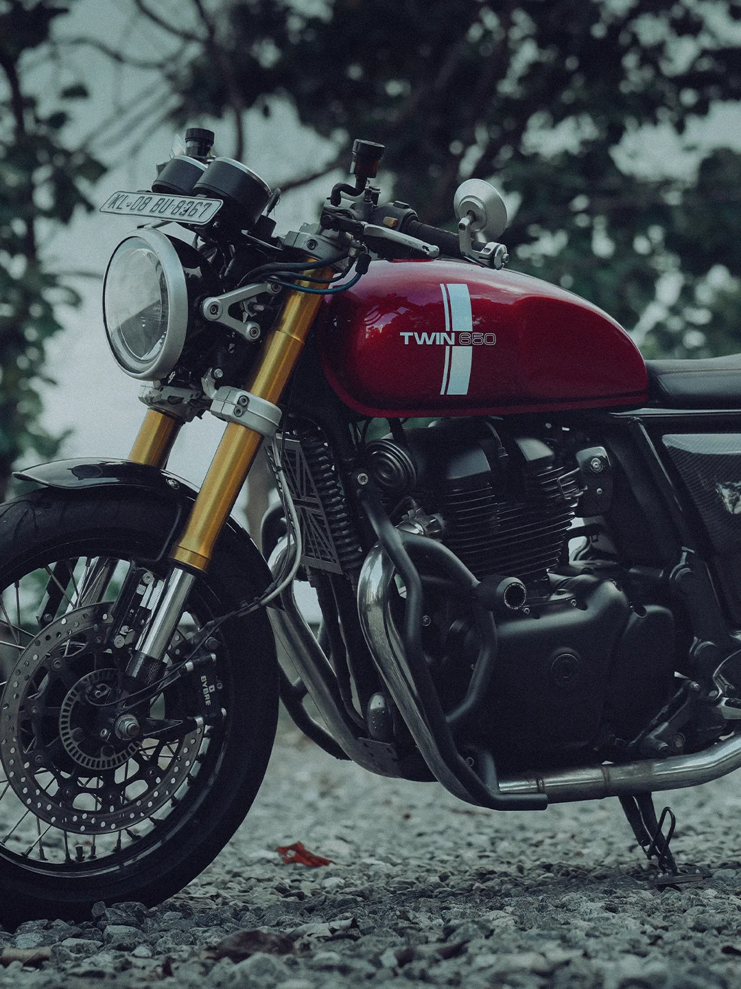 Legundary Interceptor 650 Thanos Crash Guard With Slider - Image 3