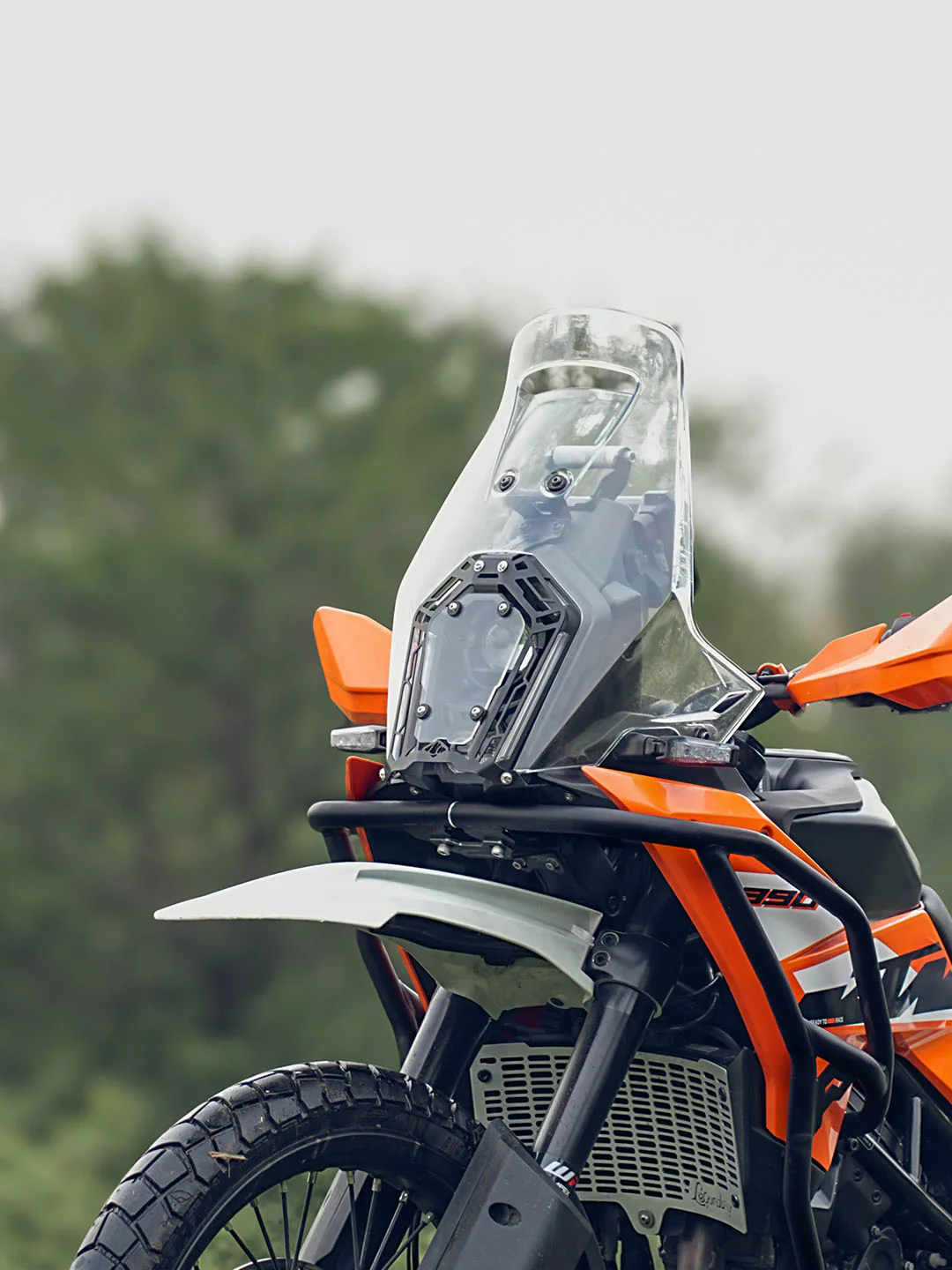 LEGUNDARY KTM 250 ADV/390 ADV R/390 ADV X+/390 ADV S 2025 OCULUS SHIELD-ACRYLIC-YELLOW/WHITE - Image 3