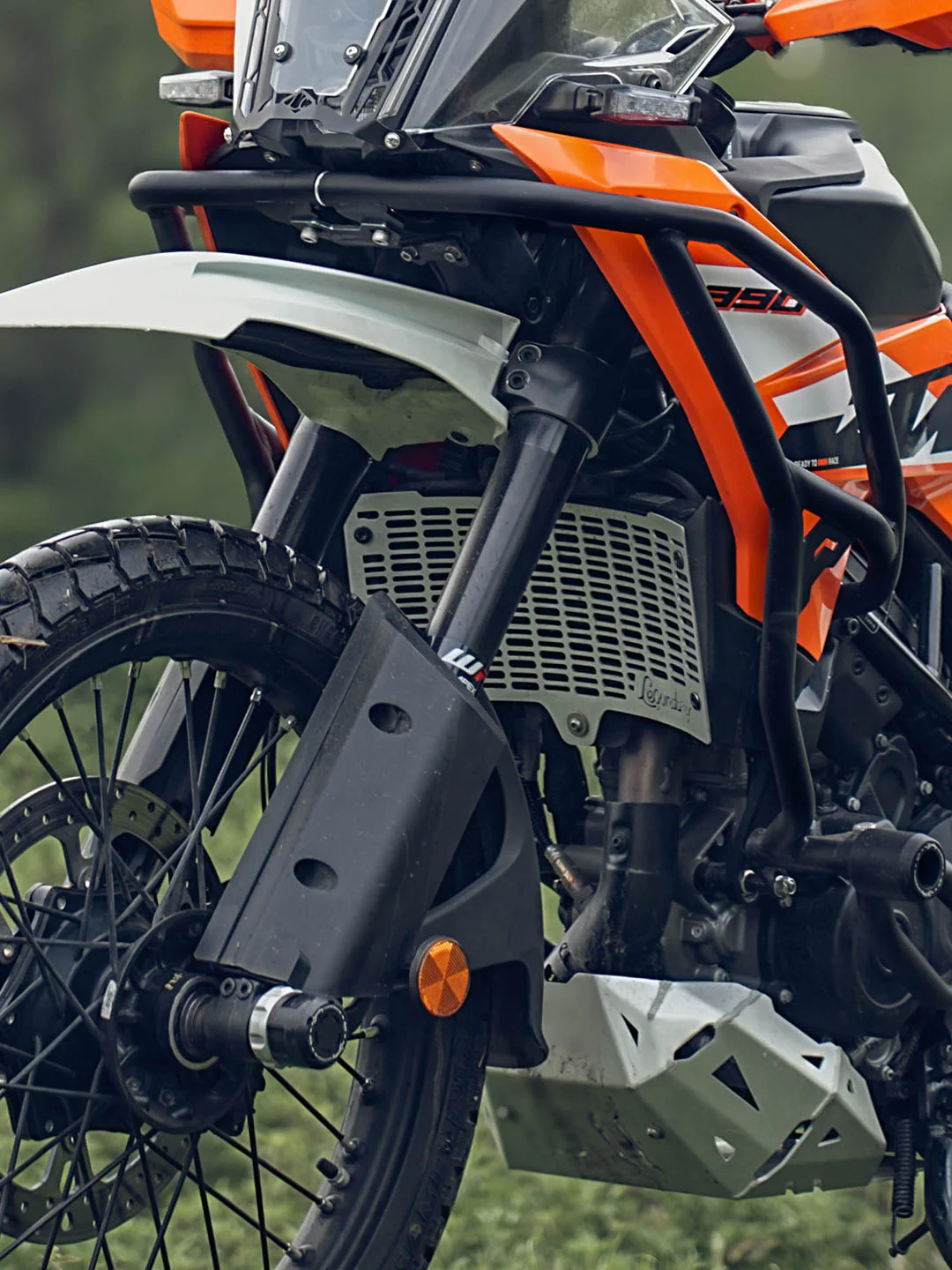 LEGUNDARY KTM 250 ADV/390 ADV R/390 ADV X+/390 ADV S 2025 VECTOR RADIATOR GRILL SILVER
