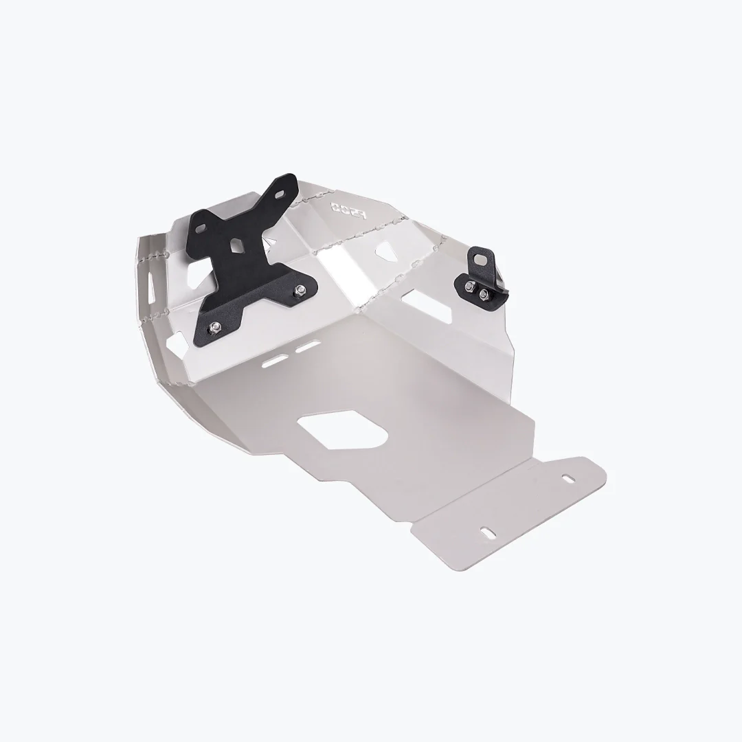 Legundary BMW F900 GS Vambrace Bash Plate Silver - Image 4