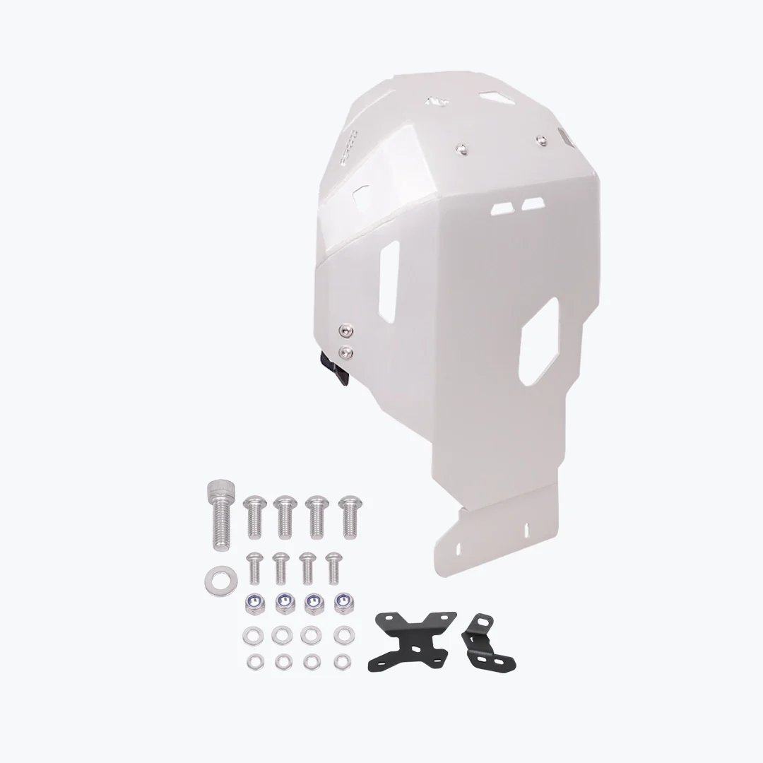 Legundary BMW F900 GS Vambrace Bash Plate Silver - Image 9