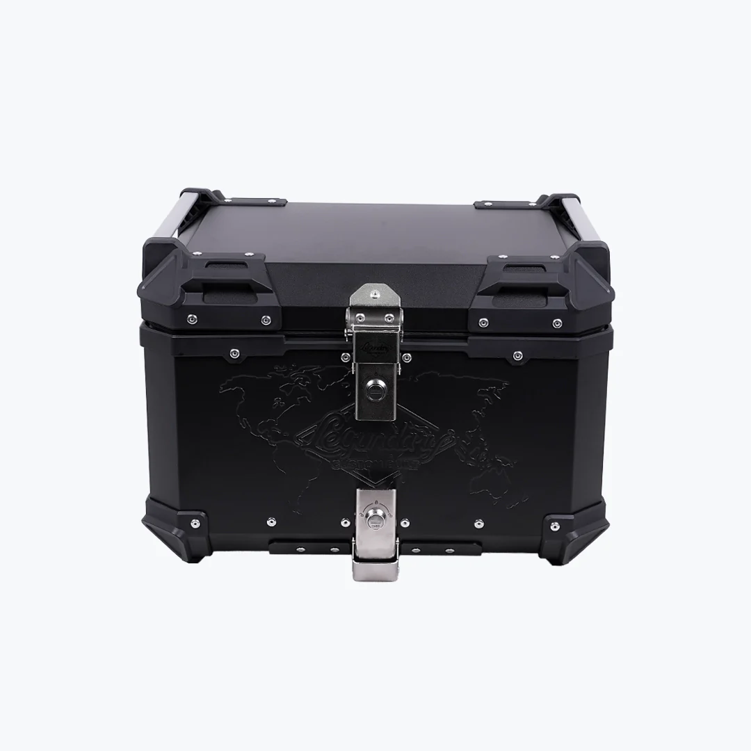 Legundary Fort Knox Series Top Case 55L Aluminium With Backrest Pad