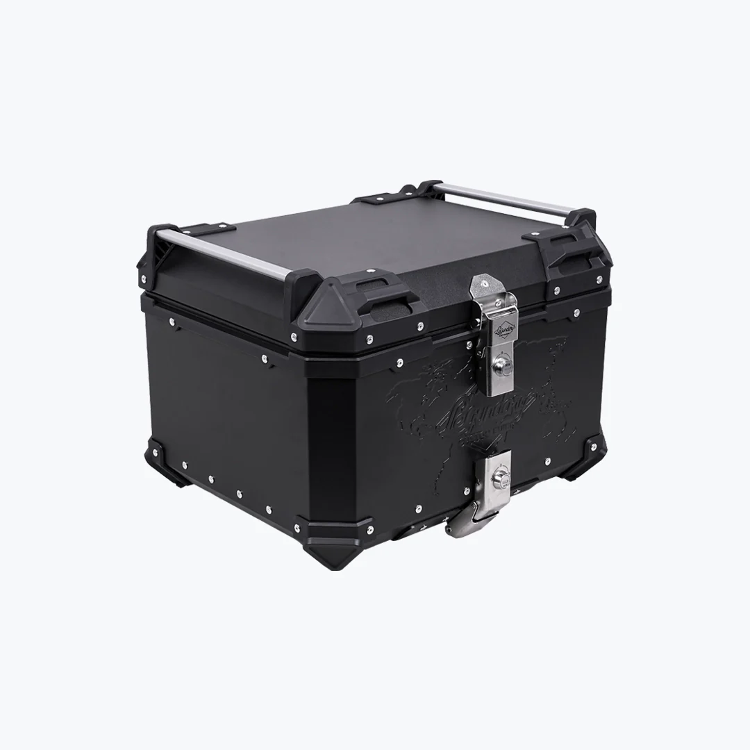 Legundary Fort Knox Series Top Case 55L Aluminium With Backrest Pad - Image 4