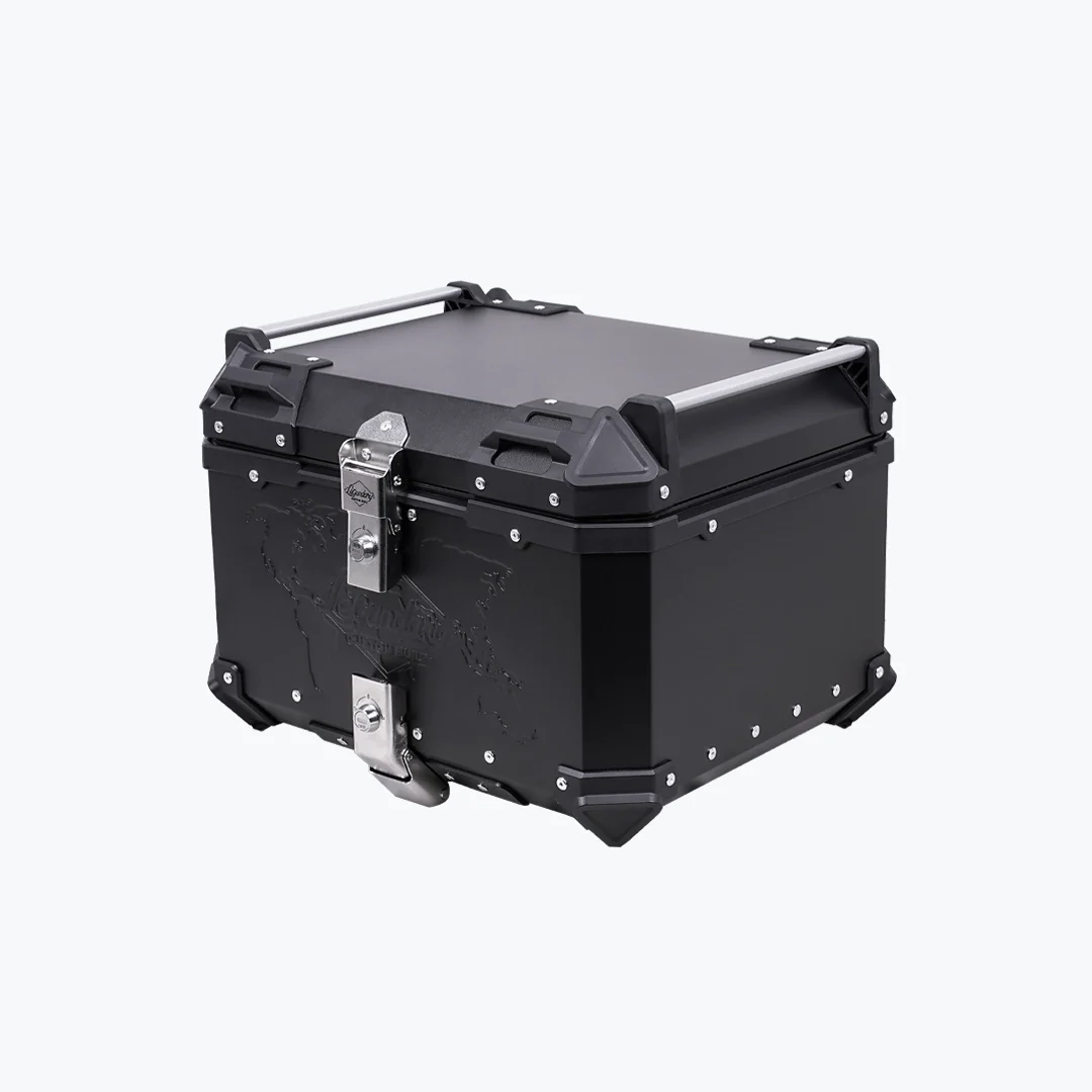 Legundary Fort Knox Series Top Case 55L Aluminium With Backrest Pad - Image 5
