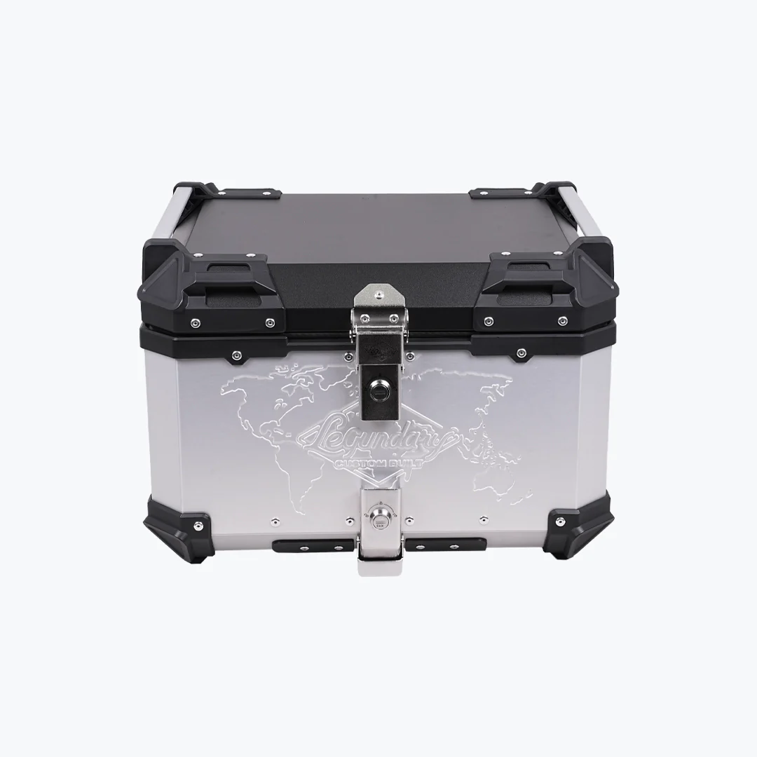 Legundary Fort Knox Series Top Case 55L Aluminium With Backrest Pad - Image 7