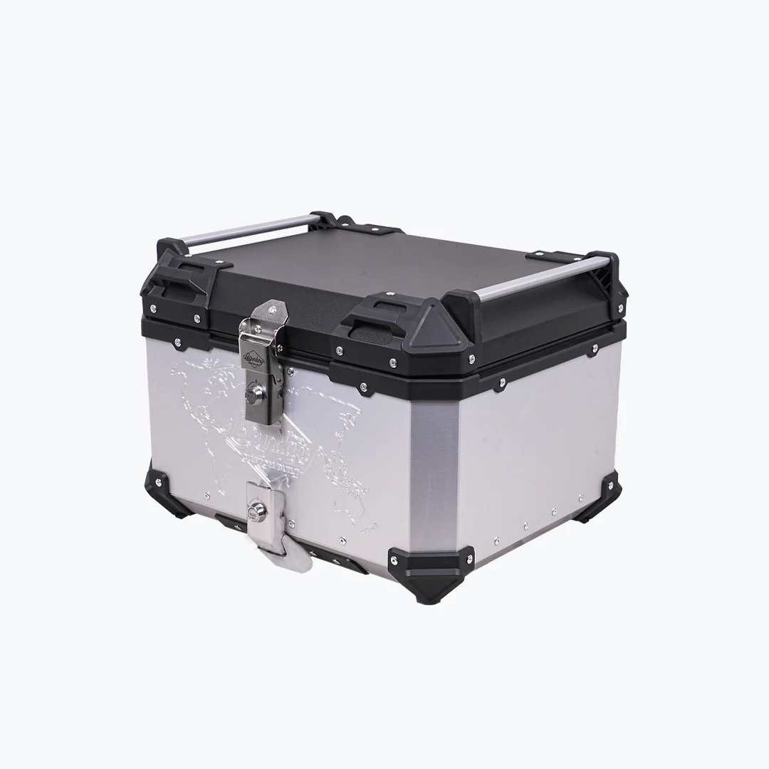 Legundary Fort Knox Series Top Case 55L Aluminium With Backrest Pad - Image 9